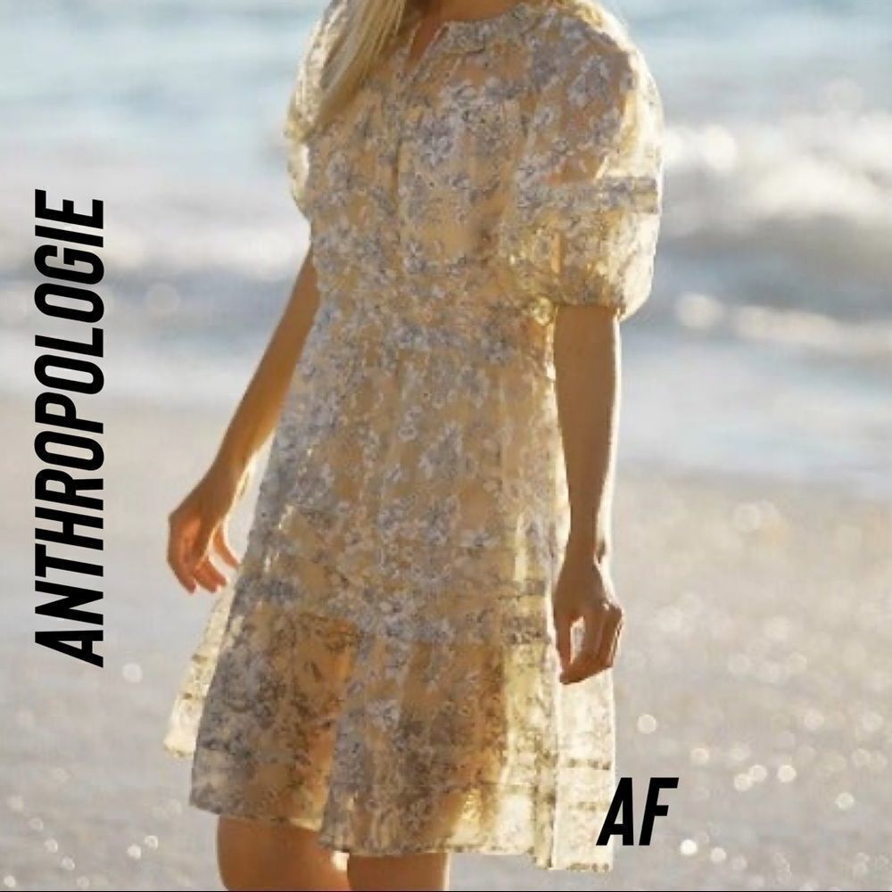 ANTHROPOLOGIE CURRENT AIR ALYCE MINI DRESS NEW NWT MEDIUM